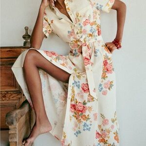 Sezane Adele dress in Calvi Print - NWT